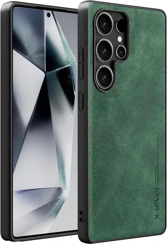 Vista 46 de X-level Funda para Samsung Galaxy Z Flip 6, delgada funda delgada de piel sintética para teléfono, TPU suave, a prueba de golpes, protección Negro