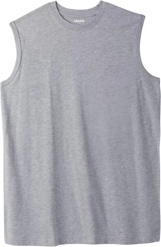 Vista 21 de KingSize - Camiseta para hombre (talla grande, alta y ligera)
