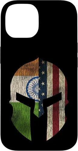Vista 4 de iPhone 11 Indian American Pride - Carcasa para teléfono con bandera de la India