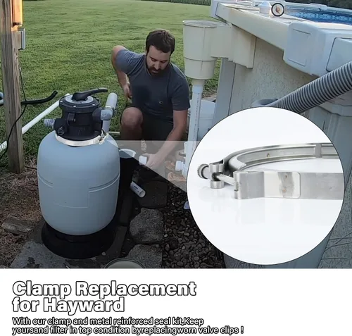 Vista 6 de Ameri Kit de abrazadera de control de tensión para filtro de piscina SX310N