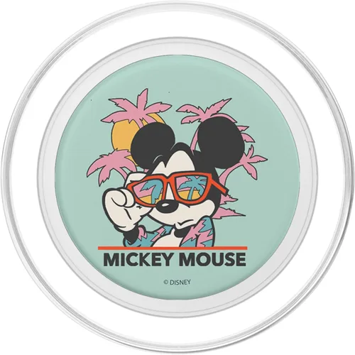 Vista 2 de Disney Mickey y sus amigos Mickey Beach Retrato PopSockets MagSafe PopGrip para iPhone