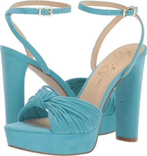 Vista 7 de Jessica Simpson Zapatos de tacón con plataforma con correa de tobillo Immie para mujer