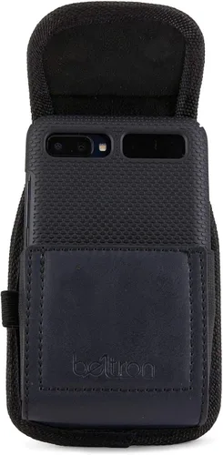 Vista 8 de BELTRON Funda de piel compatible con Motorola RAZR+ 2025 2024 2023, Samsung Galaxy Z Flip 7/6/5/4/3 con trabilla de cinturón resistente, clip