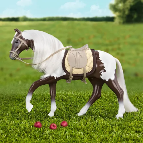 Vista 9 de Lori Philippa's Horse & Stable Set, Mini Doll Barn Playset, Rosa, Muñecas