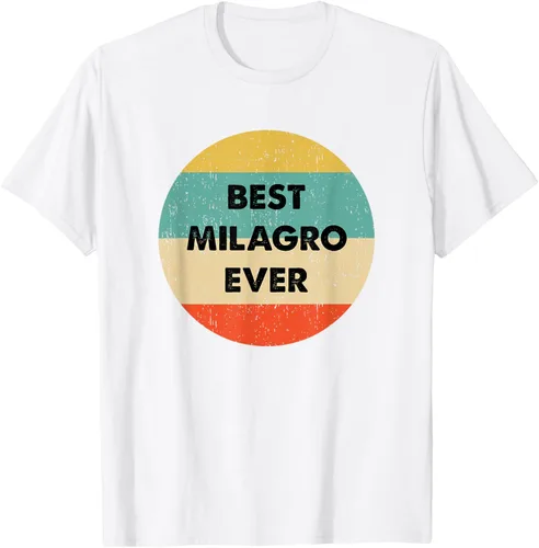 Vista 21 de Camiseta Milagro Name, Negro