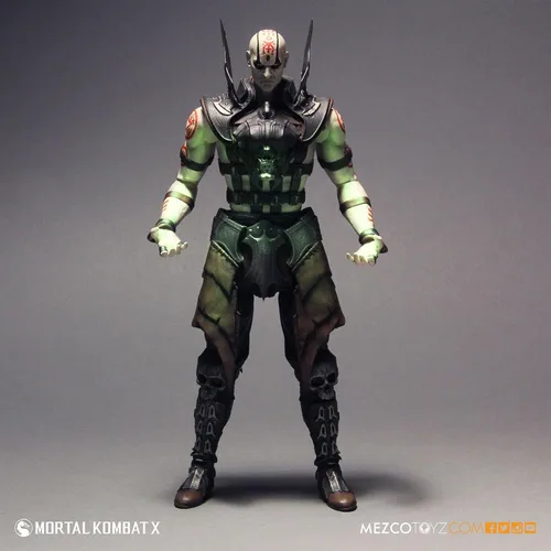 Vista 5 de Entertainment Earth Mortal Kombat X Series 2 Quan Chi - Figura de acción de 6 pulgadas