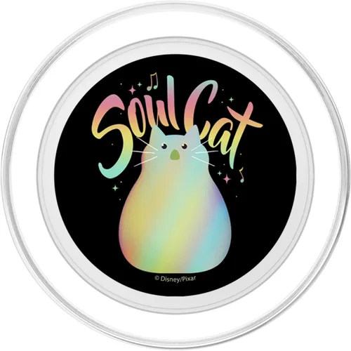 Vista 2 de Disney Pixar Soul The Movie Soul Cat Retrato PopSockets MagSafe PopGrip para iPhone