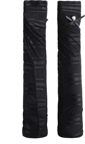 Vista 3 de Holiberty - Guantes largos sin dedos para ciclismo con protección UV para mujeres y niñas