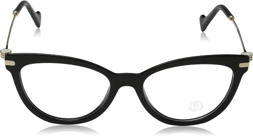 Vista 2 de MONCLER Gafas ML 5018, 001 - Negro brillante, lente transparente de demostración