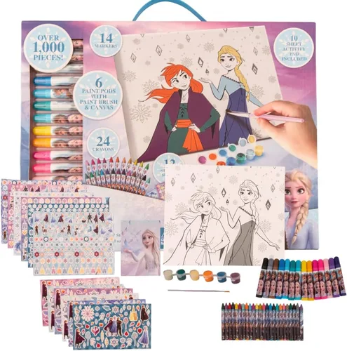 Vista 10 de Innovative Designs Cocomelon - Set de pintura y actividades creativas con lienzo para colorear para niños, más de 1000 piezas