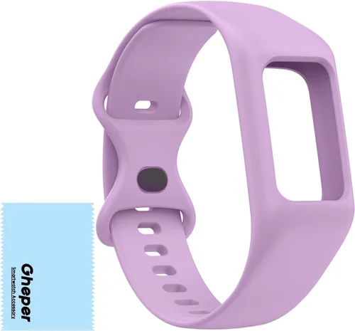 Vista 17 de Correa de reloj suave compatible con Fitbit Charge 6, Charge 5, Charge 4, Charge 3/3SE, correa de muñeca de silicona protectora todo en uno, correa