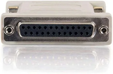 Vista 4 de C2G 02469 DB25 macho a DB25 hembra Serial RS232 Null Modem Adapter Beige