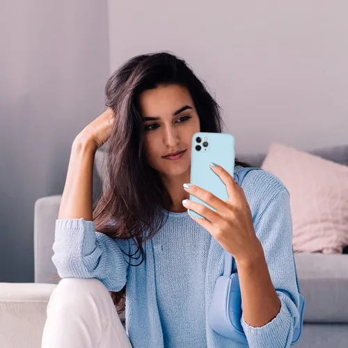 Vista 7 de Cordking Funda diseñada para iPhone 11 Pro Max, funda de silicona ultra delgada a prueba de golpes con forro de microfibra suave antiarañazos