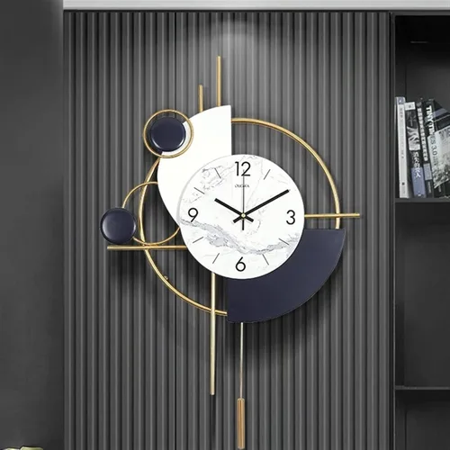 Vista 4 de TOMYEUS Reloj de pared Reloj de pared Sala de estar Simple Moderno Decoración del Hogar Reloj de Pared Creativo Reloj de Pared Decoración