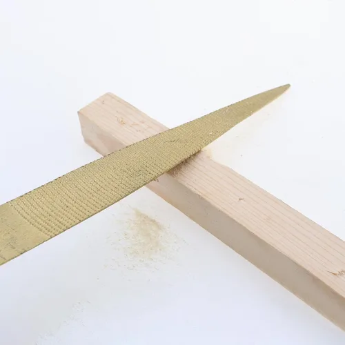 Vista 2 de CLAHJQX - 4 piezas de raspa de madera dorada, archivo manual de doble cara, adecuado para carpintería, bricolaje, manualidades, herramienta