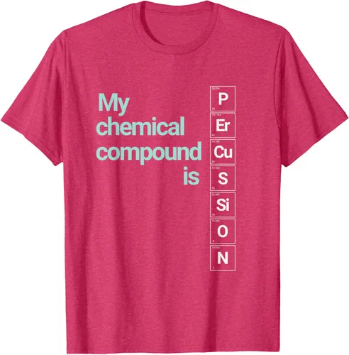 Vista 26 de Percussion Band Geek My Chemical Compound T-Shirt