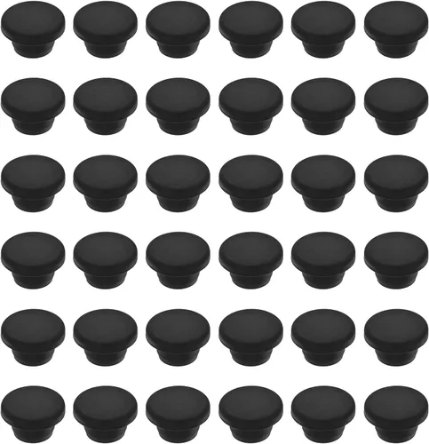 Vista 31 de MECCANIXITY - Tapones de silicona en forma de T (26mm, 1 pulgada de diámetro), color negro