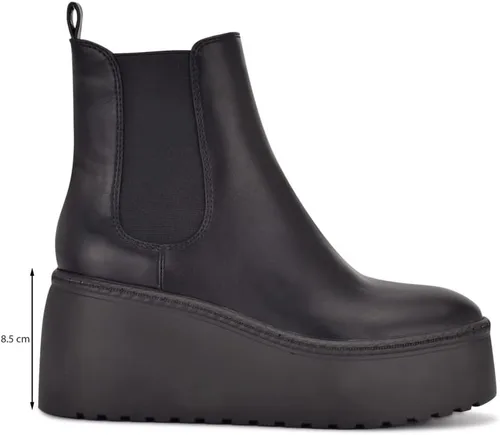 Vista 5 de Nine West Botines Chelsea con suela gruesa Henrita3 para mujer