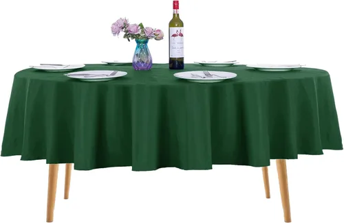 Vista 22 de Ascoza Paquete de 2 manteles cuadrados negros de tela de poliéster de 52 x 52 pulgadas para bodas, banquetes, restaurantes y fiestas