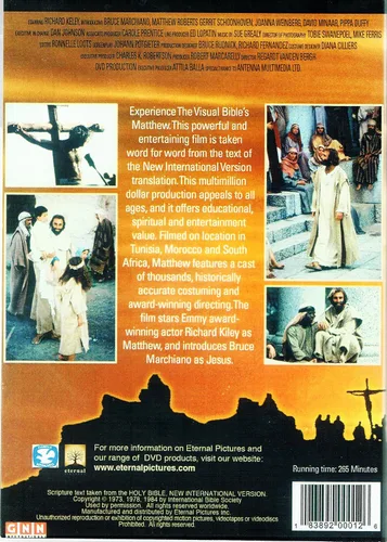 Vista 2 de Gospel of Matthew The Visual Bible DVD in English, Spanish and Portuguese