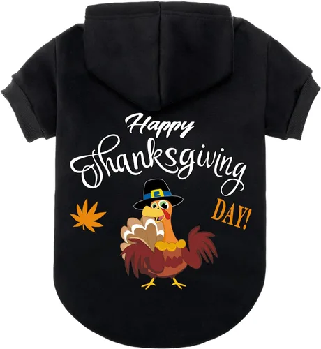 Vista 10 de EXPAWLORER Sudadera con capucha para otoño de perro - Suéteres suaves y cálidos para perros, ropa para mascotas, abrigo de otoño e invierno
