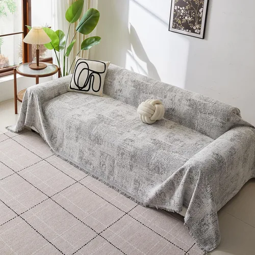 Vista 42 de ROOMLIFE Manta de sofá estilo azteca boho para sillones de 2/3 cojines, fundas de sofá lavables y antideslizantes aptas para mascotas, protector
