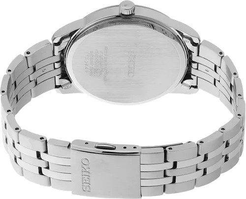Vista 5 de Seiko Reloj esencial de cuarzo azul esfera para hombre SUR399 Movimiento de cuarzo