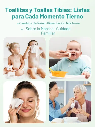 Vista 6 de Calentador de Toallitas para Bebé, Dispensador de Toallitas de Mayor Capacidad, Calentador de Toallitas para Pañales con Calentamiento Uniforme