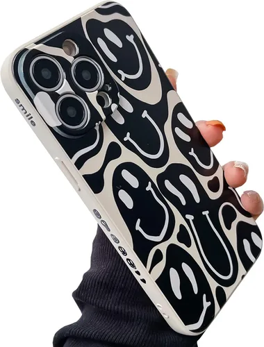 Vista 7 de Bonita funda divertida para teléfono compatible con iPhone 11, fundas femeninas de silicona líquida, goma de gel suave de dibujos animados, forro