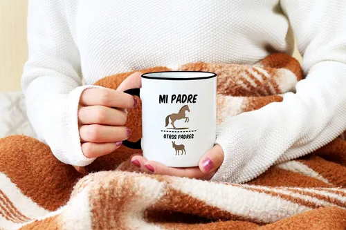 Vista 5 de Casitika Regalos para Papa. Tazas para Café de Dia de los Padres. Taza de café de 11 oz para el Día del Padre en español. Tazas para papá latino