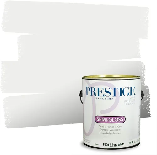 Vista 136 de PRESTIGE Pintura exterior e imprimación en uno, bingo, satén, 1 galón