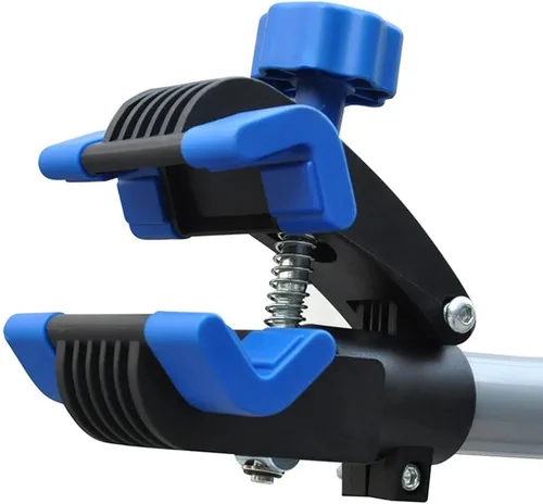 Vista 5 de Yaheetech Soporte para reparación de bicicletas - Soporte de taller para bicicletas de altura ajustable con bandeja de herramientas para bicicletas