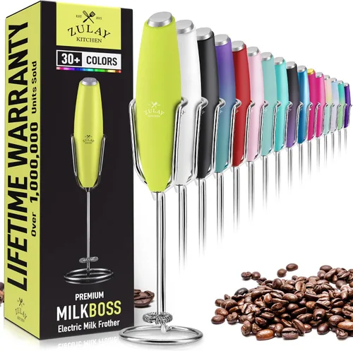 Vista 38 de Varita de espumador de leche mini y potente – Potente espumador de café de mano, mezclador de bebidas operado con batería – Tamaño de bolsillo