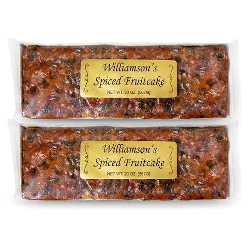 Vista 8 de Williamson's - Pastel de frutas con especias, pastel de frutas, recién hecho, aperitivo gourmet, regalo de comida con frutas finas y nueces
