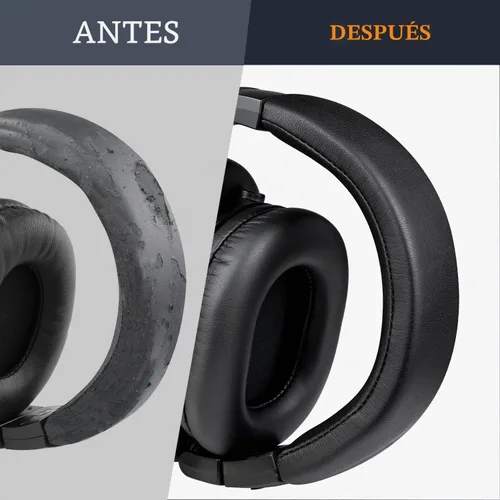 Vista 4 de SOULWIT Diadema para ATH M50X - Negro