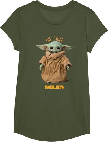 Vista 54 de Star Wars The Mandalorian Grogu The Child Photo Pose - Camiseta linda Negro