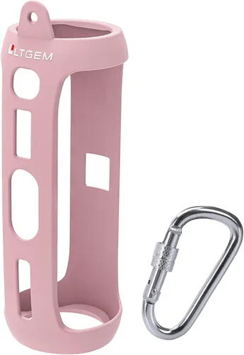 Vista 18 de LTGEM - Funda de silicona compatible con JBL FLIP 5 Altavoz Bluetooth portátil impermeable, carcasa rígida, bolsa de almacenamiento de transporte