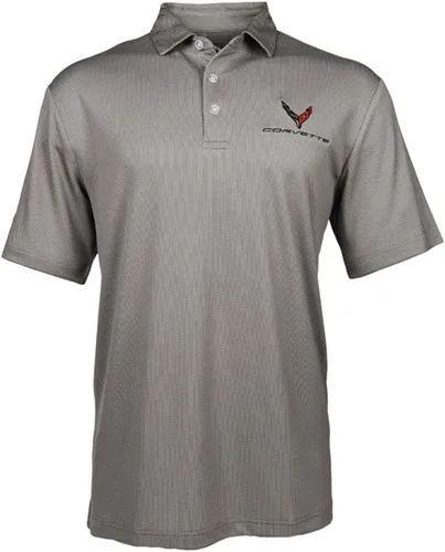 Vista 3 de Polo C8 Corvette para hombre Negro