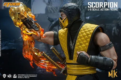 Vista 16 de Storm Collectibles - Mortal Kombat 11 - Figura de acción de Scorpion