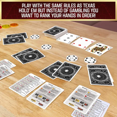 Vista 3 de Thames & Kosmos: The Gang - Juego de cartas de póquer cooperativo