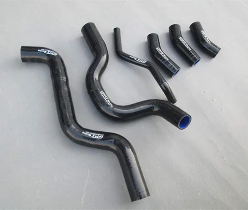 Vista 3 de Para SUZUKI SV650 SV 650 K3 2003-2014 manguera de radiador de silicona 2004 2005 2006 2007 (negro)