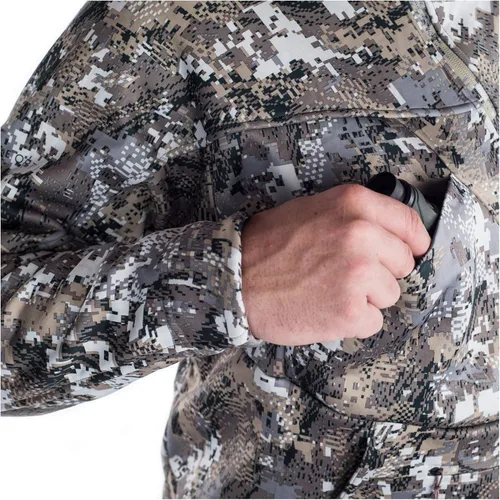 Vista 3 de Sitka Fanatic Lite - Chaqueta de caza con aislamiento de cola blanca OptiFade Elevated II para hombre