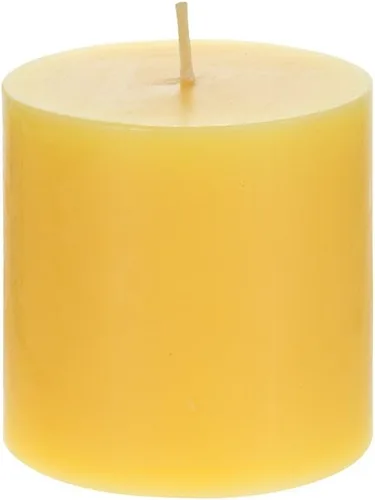 Vista 18 de Mega Candles 1 vela perfumada de citronela sólida, vela de cera vertida a mano de 2 x 3 pulgadas, uso en interiores y exteriores, campamento