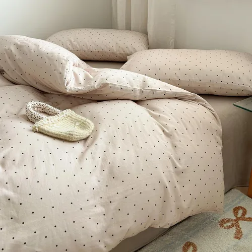 Vista 27 de Funda de edredón de flores rosadas, tamaño individual, elegante, con volantes, funda de edredón de encaje de algodón, juego de ropa de cama floral