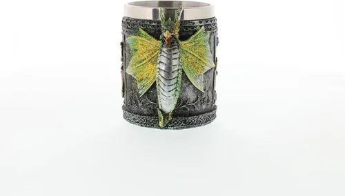 Vista 3 de Smart Living Company Royal Dragon - Taza coleccionable medieval con diseño de serpiente, 5.5 x 4 x 4.5 pulgadas