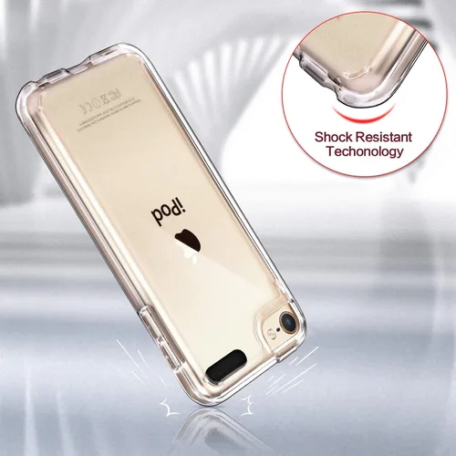 Vista 5 de IDWELL - Funda para iPod Touch 7, Touch 6/5 con 2 protectores de pantalla, funda rígida delgada y suave de TPU para iPod Touch 5/6/7ª