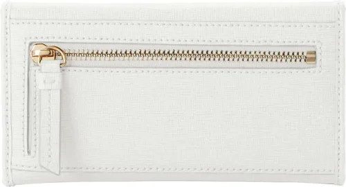 Vista 4 de Dooney & Bourke Billetera, Saffiano Continental Cartera Embrague - Blanco, Blanco apagado, Billetera