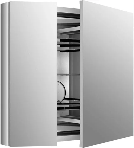 Vista 24 de KOHLER 99001-NA Verdera - Botiquín de baño de 15 pulgadas de ancho x 30 pulgadas de alto con espejo de aumento, gabinete de pared de baño empotrado