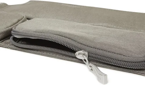 Vista 4 de Baggallini Correa cruzada utilitaria para mujer, Brillo de plata de ley.