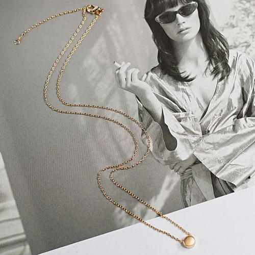 Vista 3 de PAVOI 14K Gold Plated Dainty Pendant Necklace Dot, Elephant, Butterfly, Pineapple Pendant Layering Necklaces